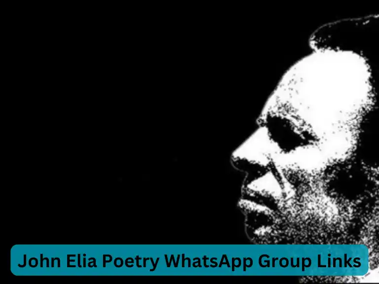 1190+ John Elia Poetry WhatsApp Group Links 2024